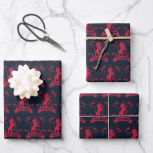 Ornate GRYFFINDOR™ House Crest Wrapping Paper Sheet
