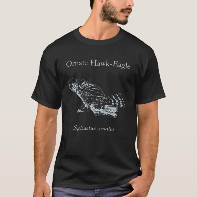 Ornate Hawk-Eagle T-Shirt (Front)