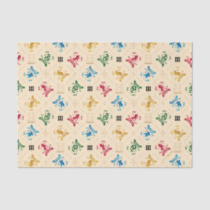 Ornate HOGWARTS™ House Crests Pattern Tissue Paper