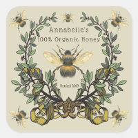 Ornate Honey Label Personalise