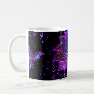 Ornate Lotus Flower Seamless Symbol Coffee Mug