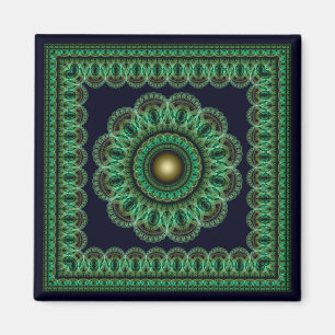 Ornate magical visual decoration magnet