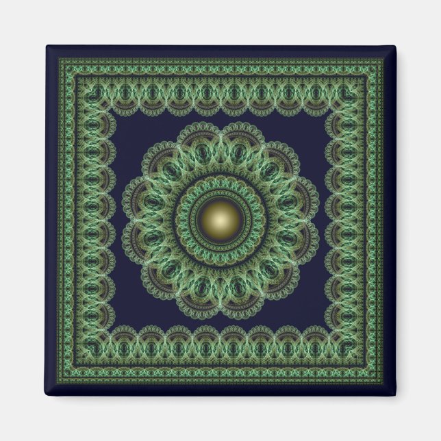 Ornate magical visual decoration magnet (Front)