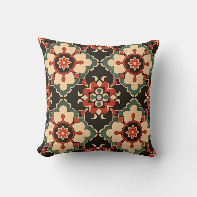 Ornate Medallion Pattern Cushion (Front)