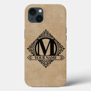 Ornate Monogram Design Case-Mate iPhone Case