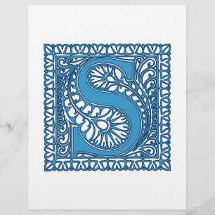 Ornate Monogram S Flyer