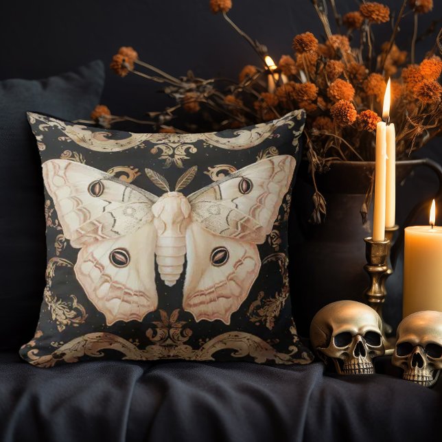 Ornate Moth Design Cushion (Creator Uploaded)