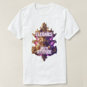 Ornate Opulence - Elegance Meets Attitude T-Shirt