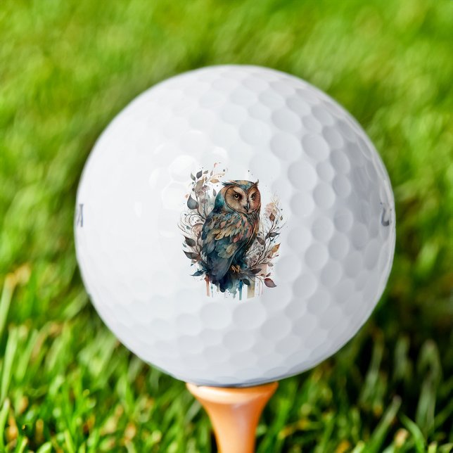 Ornate Owl  Golf Balls (Creator Uploaded)