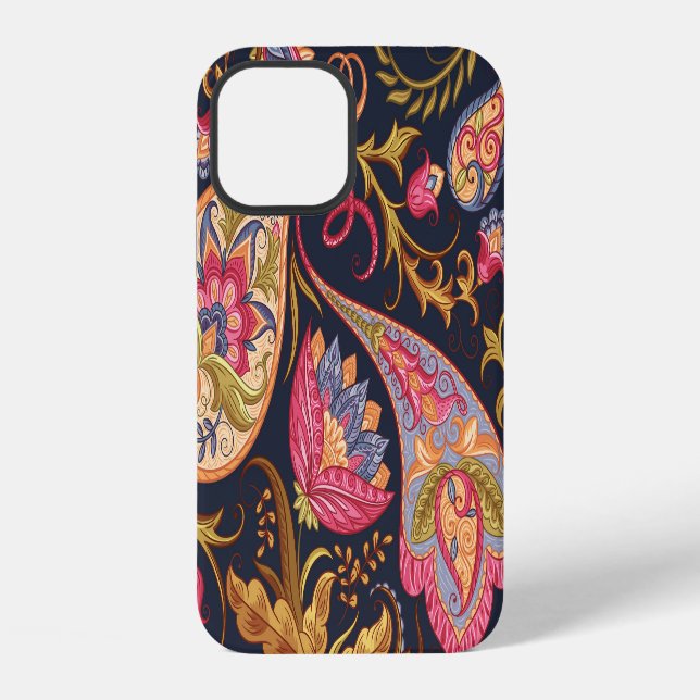 Ornate Paisley: Elegant Seamless Pattern. iPhone Case (Back)