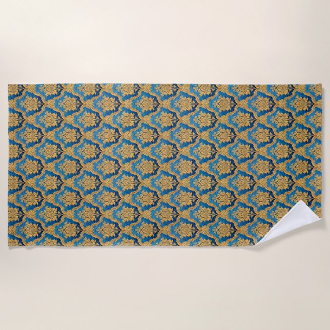 Ornate Pattern Fleece Blanket (Front)
