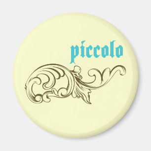 Ornate Piccolo Magnet