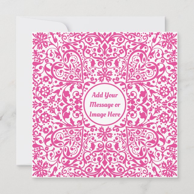 Ornate Pink Hearts (Front)