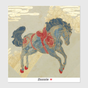 Ornate Royal Blue Horse