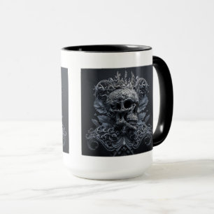 Ornate Skull Combo Mug, 15 oz Mug