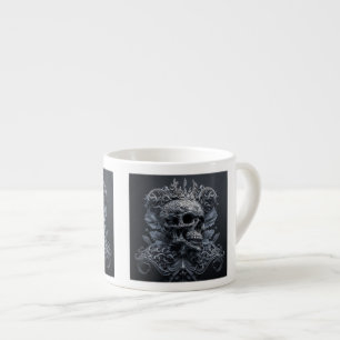 Ornate Skull Espresso Mug