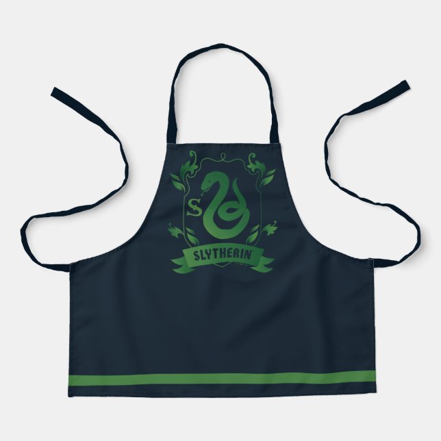 Ornate SLYTHERIN™ House Crest Apron (Front)