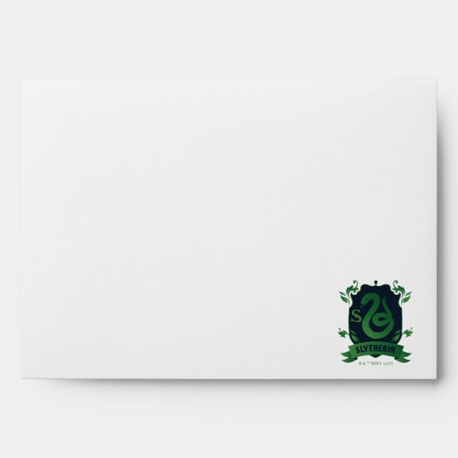 Ornate SLYTHERIN™ House Crest Envelope (Front)