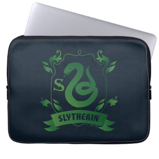 Ornate SLYTHERIN™ House Crest Laptop Sleeve