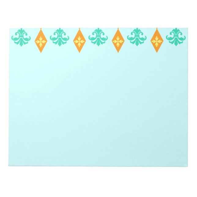 Ornate Stripe Notepad (Front)
