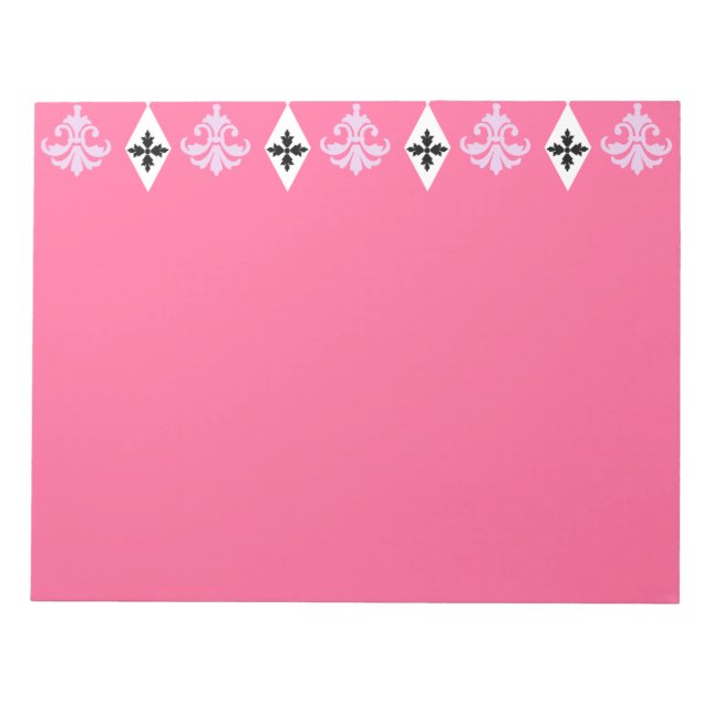 Ornate Stripe Notepad (Front)