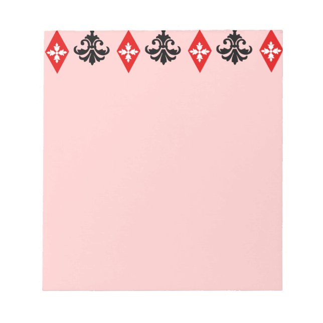 Ornate Stripe Notepad (Front)