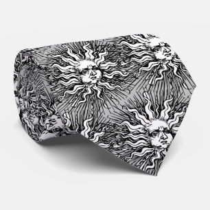 Ornate Sun Tie – Retro Celestial Luxe