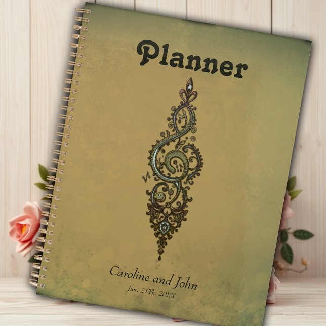Ornate Treble Clef Planner (Creator Uploaded)