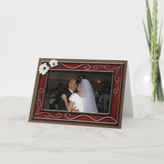 Ornate Vines Photo Frame ~ Valentine's Day Card