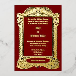 Ornate Vintage Art Deco 1913 Wedding