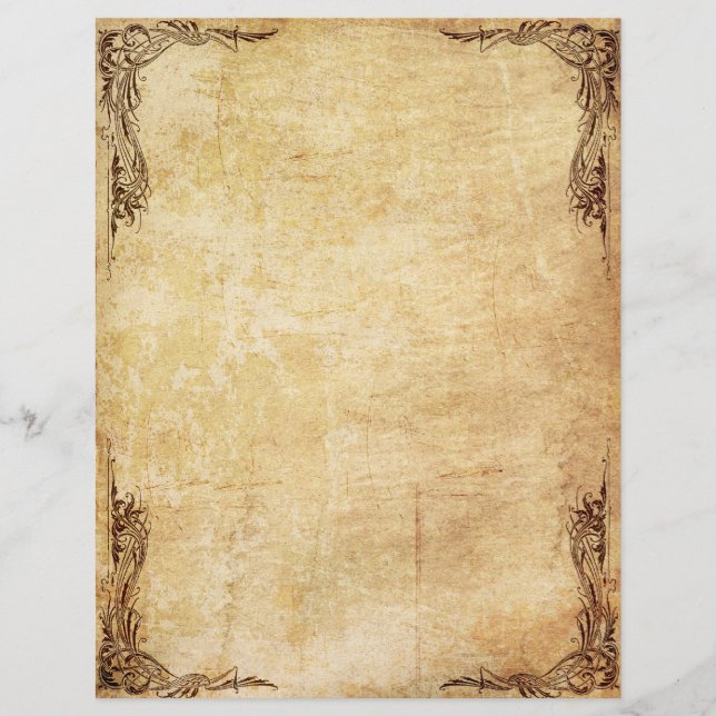 Ornate Vintage Letterhead (Front)