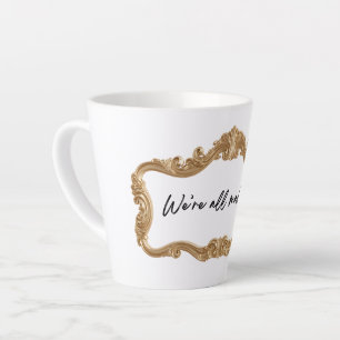 Ornate We’re All Mad Here Mug – Book Lover Gift