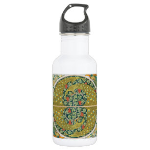 Ornate William Morris Style Peacock Grapevine Art 532 Ml Water Bottle