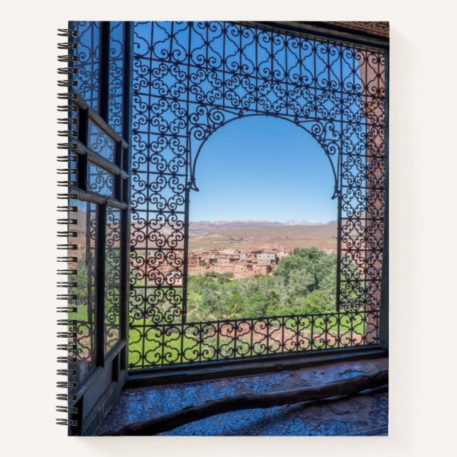 Ornate Window Decoration Notebook (Front)
