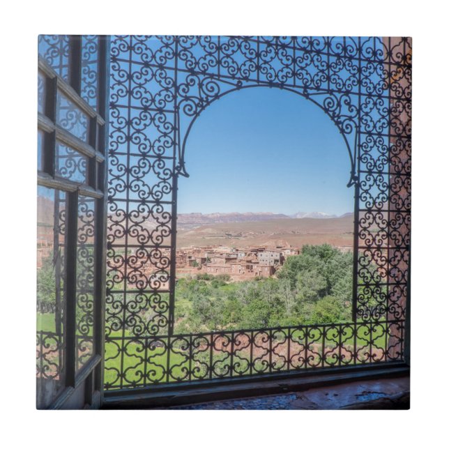 Ornate Window Decoration Tile (Front)