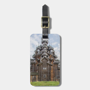 Ornate wooden church, Russia Luggage Tag