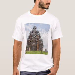 Ornate wooden church, Russia T-Shirt