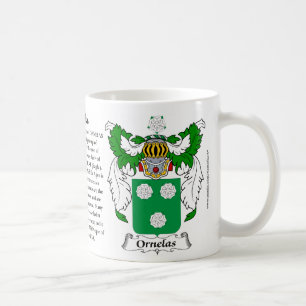 Ornelas Family Coat of Arms Mug