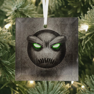 Ornement En Verre Mutemoji Vintage Glass Tree Decoration