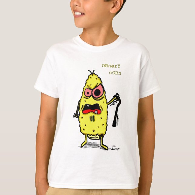 Ornery Corn Kids Basic T-Shirt (Front)