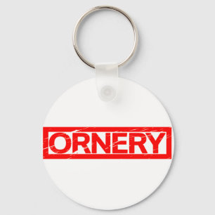 Ornery Stamp Key Ring