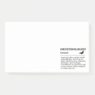 Ornithologist Definition - Vogelkunde (Birdwatchin Post-it Notes