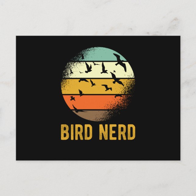 Ornithologist Gift Bird Watching Postcard (Front)