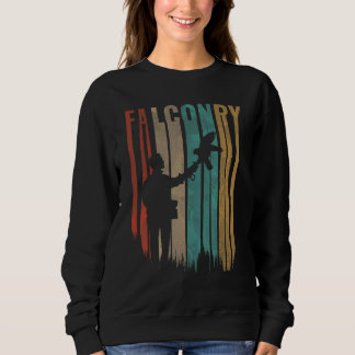 Ornithology Birder Falconer Falconry Hunting Vinta Sweatshirt