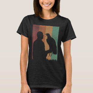 Ornithology Birder Falconer Falconry Hunting Vinta T-Shirt