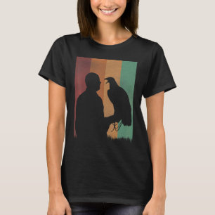 Ornithology Birder Falconer Falconry Hunting Vinta T-Shirt