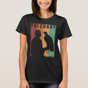 Ornithology Birder Falconer Falconry Hunting Vinta T-Shirt