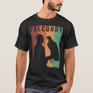 Ornithology Birder Falconer Falconry Hunting Vinta T-Shirt