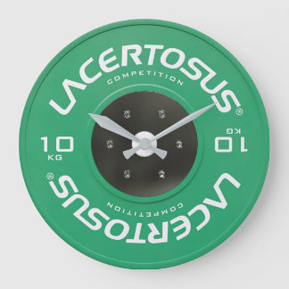 orologio da muro con foto disco bodybuilding large clock