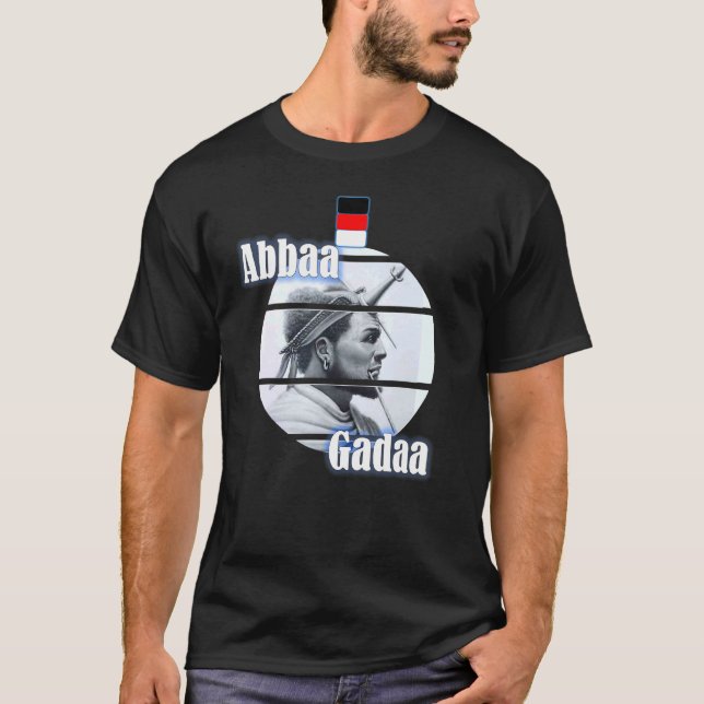 Oromo culture cultural dress tradition Abbaa Gada T-Shirt (Front)